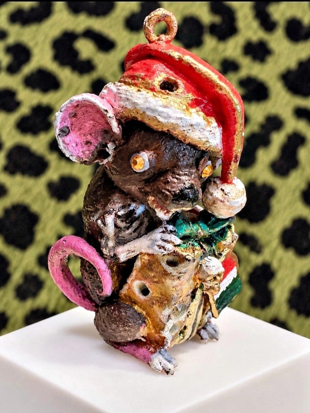 captain curious tazara’s mr. rotter mouse christmas ornament